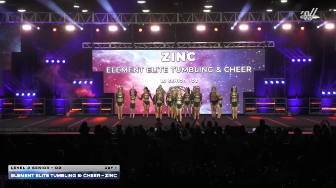 Element Elite Tumbling & Cheer - Zinc [2025 L2 Senior - D2 Day 1] 2025 ...