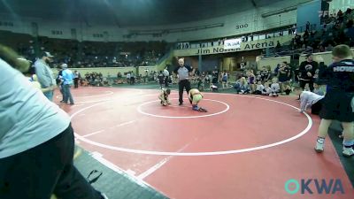 80 lbs Rr Rnd 1 - Rex McDonald, Team Tulsa Red vs Jaxsyn Gibson, Berryhill Wrestling Club