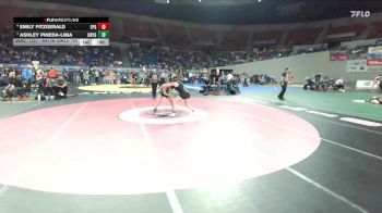 6A/5A Girls 155 Cons. Semi - Emily Fitzgerald, Eagle Point Girls vs Ashley Pineda-Lima, Century Girls