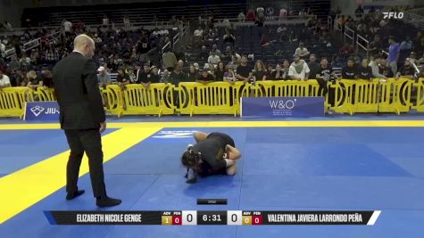 Valentina Javiera Larrondo Peña vs Elizabeth Nicole Genge 2025 Pan IBJJF Jiu-Jitsu No-Gi Championship