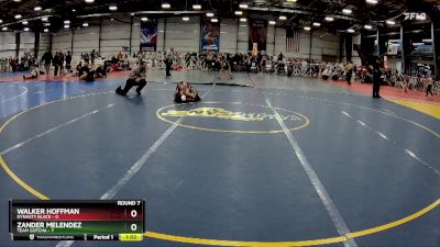 76 lbs Rd# 10- 4:00pm Saturday Final Pool - Zander Melendez, Team Gotcha vs Walker Hoffman, Dynasty Black