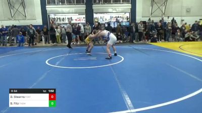 160 lbs R-64 - Dominic Stearns, Fort LeBoeuf vs Brady Fitz, Thomas Jefferson