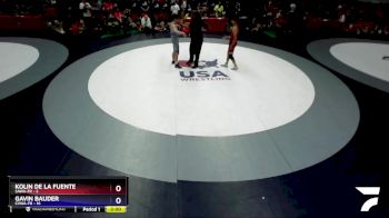 144 lbs Round 4 (16 Team) - Kolin De La Fuente, SAWA-FR vs Gavin Bauder, CVWA-FR