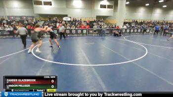 285 lbs Cons. Semi - Landon Milliser, OK vs Zander Glazebrook, IA