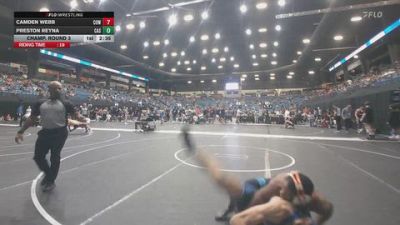 141 lbs Champ. Round 3 - Preston Reyna, Carl Albert State vs Camden Webb, Cowley College
