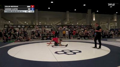 61 kg Cons. Sub-rd Of 16 - Collin Metzgar, Colorado Mesa Wrestling Club vs Andrew Austin, Chippewa Wrestling Club
