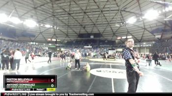 43-45 lbs 3rd Place Match - Paxton Belleville, Shelton Wrestling Club vs Antonio Dominguez, Oak Harbor Wrestling Club