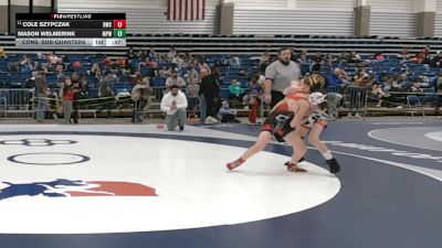 80 lbs Cons. Sub-quarters - Mason Welmerink, Michigan Premier WC vs Cole Szypczak, Bulldog Wrestling Club