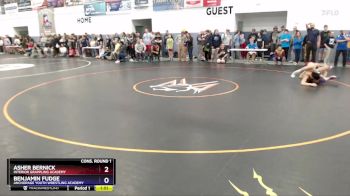 150 lbs Cons. Round 1 - Benjamin Fudge, Anchorage Youth Wrestling Academy vs Asher Bernick, Interior Grappling Academy