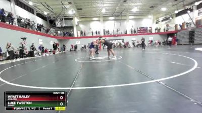 285 lbs Champ. Round 3 - Wyatt Bailey, Ashland vs Luke Tweeton, UMary