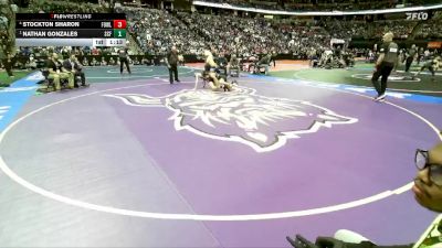 106-2A Semifinal - Nathan Gonzales, Sedgwick County/Fleming vs Stockton Sharon, Fowler