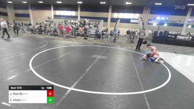 137 lbs Round Of 16 - Jackson Roorda, Grindhouse WC vs Cole Millan, Delta WC