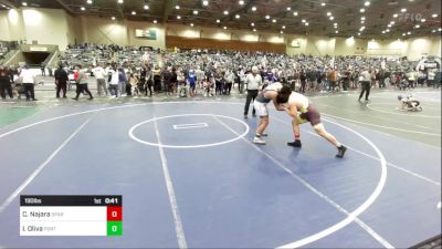 190 lbs Consi Of 4 - Chris Najara, Sparks Wrestling vs Izaiah Oliva, PorterHouse