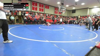 155 lbs Consi Of 16 #1 - David Wilson, Tulsa Union vs Keegan Allen, Hilldale