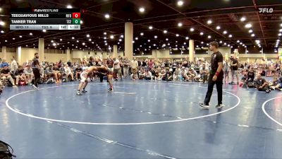 120 lbs Placement Matches (32 Team) - Tanner Tran, Team Shutt RJ vs Teequavious Mills, Morris Fitness Dynasty