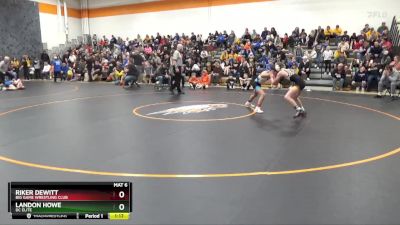 95 lbs Semifinal - Riker Dewitt, Big Game Wrestling Club vs Landon Howe, DC Elite