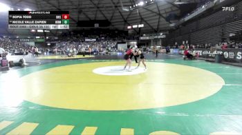 Girls 3A 130 lbs Champ. Round 1 - Sofia Todd, Shelton (Girls) vs Nicole Valle Zapien, Hermiston (Girls)