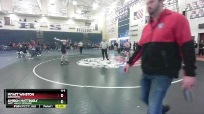 138 lbs Quarterfinal - Wyatt Winston, Ellensburg vs Simeon Mattingly, West Valley (Spokane)