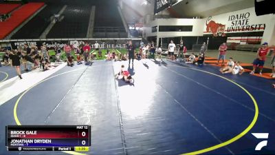 80 lbs Round 1 (8 Team) - Brock Gale, Idaho 1 vs Jonathan Dryden, Montana