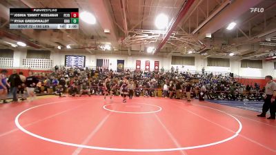 190 lbs Round Of 16 - Joshua "Emmitt" Nossaman, Plymouth vs Ryan Greenwaldt, Kingswood