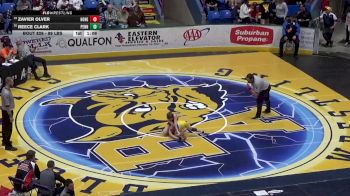 89 lbs Round Of 16 - Zavier Olver, Honesdale vs Reece Clark, Penn Trafford