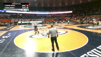 2A 150 lbs Quarterfinal - Carter Skoff, Morris vs Aiden Arnett, Elmhurst (IC Catholic)
