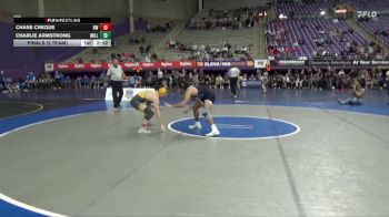 133 lbs Finals (2 Team) - Charlie Armstrong, Millikin vs Chase Creque, Baldwin Wallace