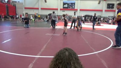 58 lbs 2nd Place Match - Emery Kennedy, Madison County Youth Wrestling vs Eleanor Thomson, Buckhorn Youth Wrestling