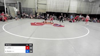 76 lbs Rr Rnd 3 - Bowen Lefler, Carolina Hammer Squad vs Abigail Guzzo, Mohawk Valley WC MS