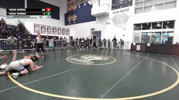 126 lbs Quarterfinal - Jesse Quiroz, Eleanor Roosevelt vs Issac Torres, Fountain Valley