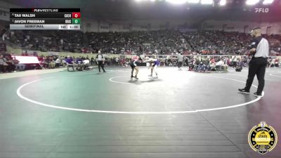 B4A-126 lbs Semifinal - Javon Freeman, Bristow vs Taii Walsh, Cache