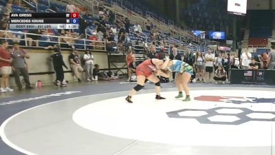 207 lbs Cons. Semis - Ava Gregg, New York vs Mercedes Kruse, Wisconsin
