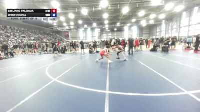 126 lbs Cons. Sub-rd Of 16 - Emiliano Valencia, Damaged Ear Wrestling Club vs Jesse Zuvela, Washington