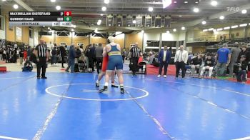 285 lbs 5th Place - Maximillian Distefano, East Providence vs Gunner Haas, Barrington