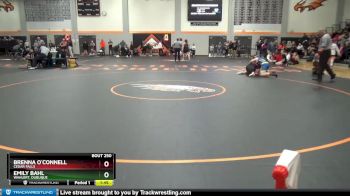 170 JV Round 4 - Brenna O`Connell, Cedar Falls vs Emily Bahl, Wahlert, Dubuque