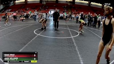 84 lbs Round 7 (8 Team) - Anze Williams, Meridian Maniacs vs Isaac Kruz, Empyre WC Gold