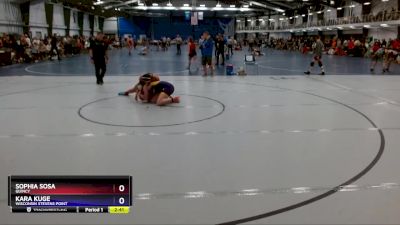 160 lbs Cons. Semi - Kara Kuge, Wisconsin Stevens Point vs Sophia Sosa, Quincy