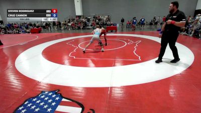 126 lbs Steven Rodriguez, Arkansas vs Cruz Cannon, Team Kansas Gold