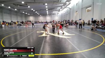 125 lbs Cons. Round 3 - Wyatt Gentzel, Cortland State vs Mark Ortiz, Scranton