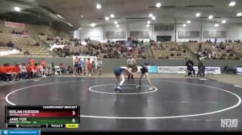 126 lbs 2nd Wrestleback (8 Team) - Gavin Armstrong, Dobyns Bennett vs Jackson Masters, Summit