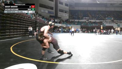138 lbs Consi Of 8 #1 - Grady Brewer, Ashley Ridge vs Jacob Fletcher, Wando