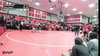 135 lbs 5th Place - Mairi Bowman, Prague vs Rosa Ashley, McLain