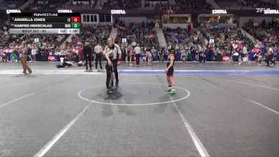 65 lbs Champ. Round 1 - Arabella Jones, Lion Elite vs Harper Herschlag, Marysville