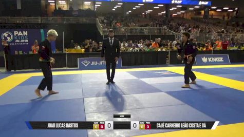 Cauê Carneiro Leão Costa E Sá vs Joao Lucas Bastos 2025 Pan Kids Jiu-Jitsu IBJJF Championship