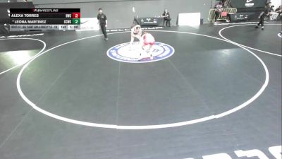 Semis - Alexa Torres, Blazers Wrestling Club vs Leona Martinez, Central Catholic Wrestling Club