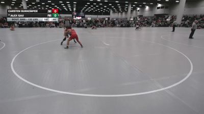 132 lbs Cons. Rd Of 16 - Alex Gau, Pinnacle Wrestling Club vs Carsten Burkemper, Zumwalt Wrestling Club