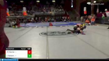 3A-160 lbs Quarterfinal - Ryan Dunne, Star Valley vs Jean Nelson, Lyman