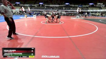 184 lbs Quarters & Wb (16 Team) - Noah Graber, Johns Hopkins vs Jonathon Paramore, Reinhardt