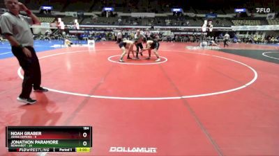 184 lbs Quarters & Wb (16 Team) - Noah Graber, Johns Hopkins vs Jonathon Paramore, Reinhardt