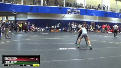 125 lbs Cons. Round 2 - Truth Vesey, Cumberland (Tenn.) vs Mikey Doerr, Life University